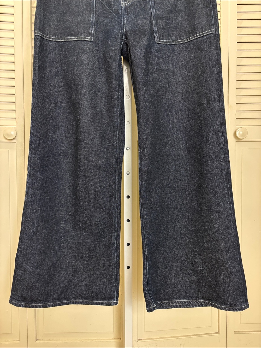 J. Crew Camp-Pocket Wide-Leg Indigo Wash Jean Size 29 - Picture 5 of 14